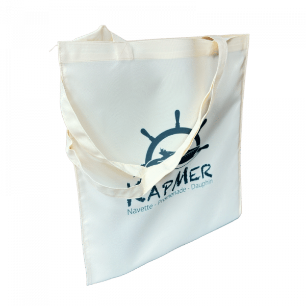Tote Bag KapMer en polyester recyclé, disponible en plusieurs couleurs